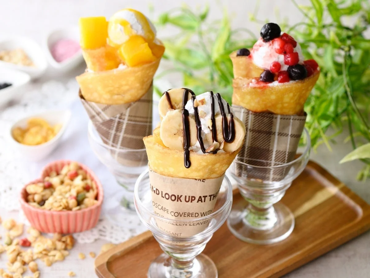 フルーツクレープ