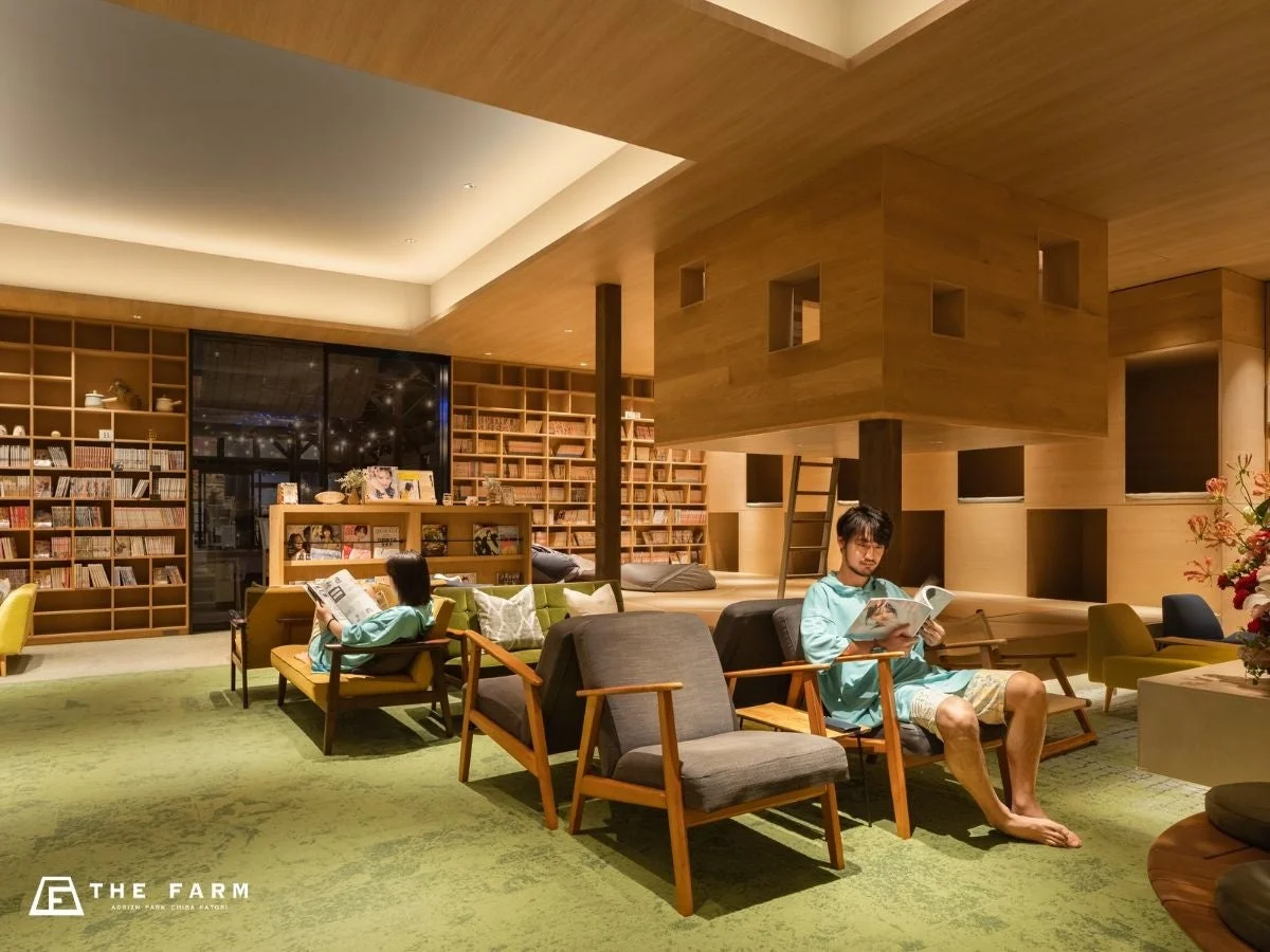 おふろcaféかりんの湯のラウンジ