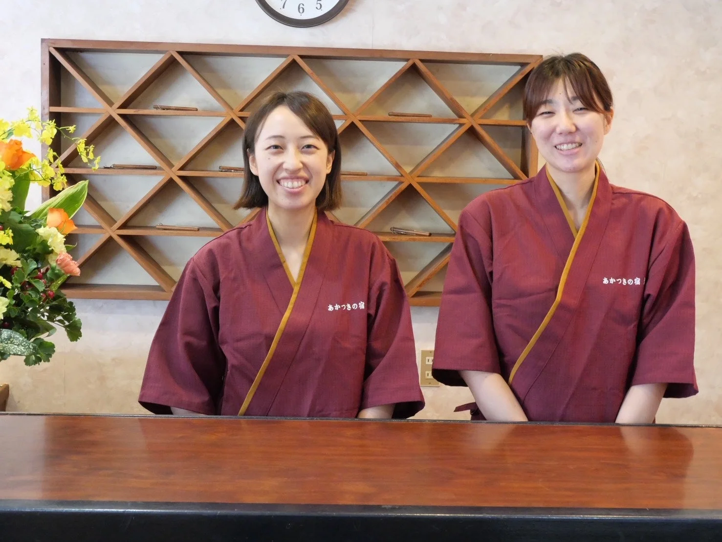 旅館のスタッフ