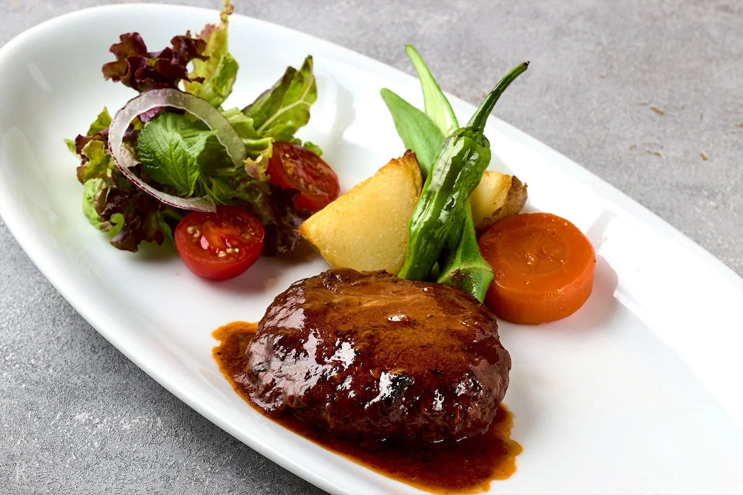 ハンバーグステーキ