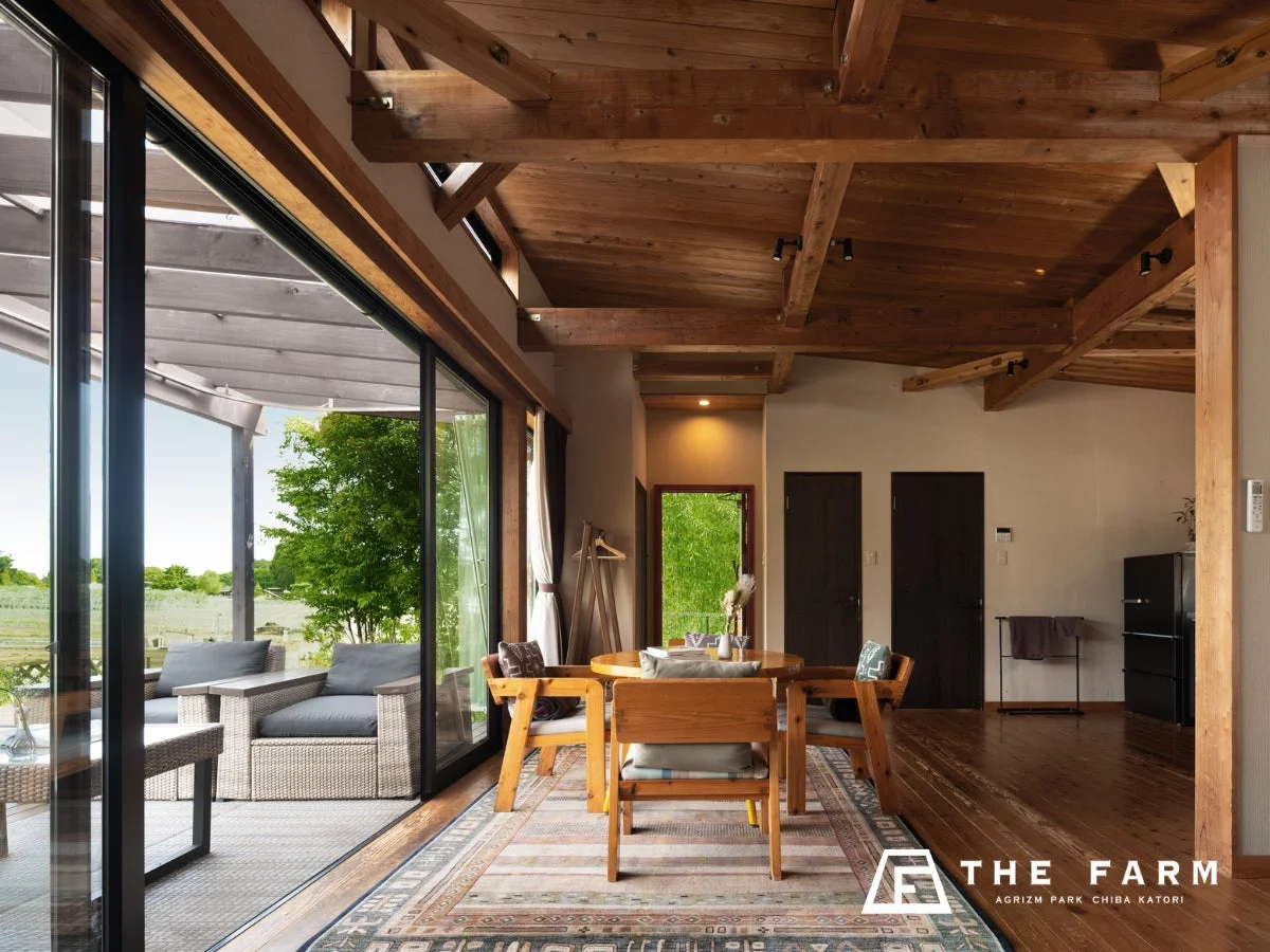 コテージのダイニング