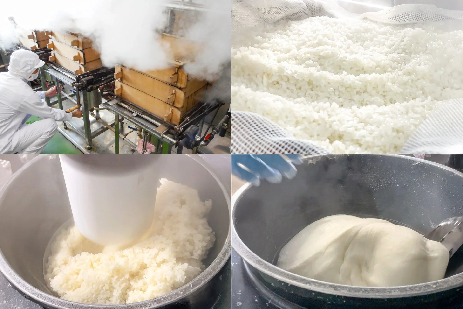 米の加工工程