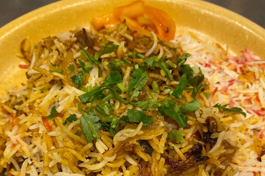 猪バックリブのビリヤニ