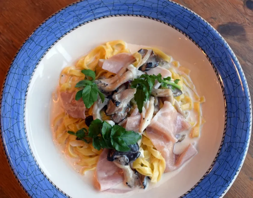 レストラン プリモピアットのパスタ