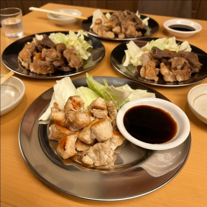 焼き肉のような肉料理