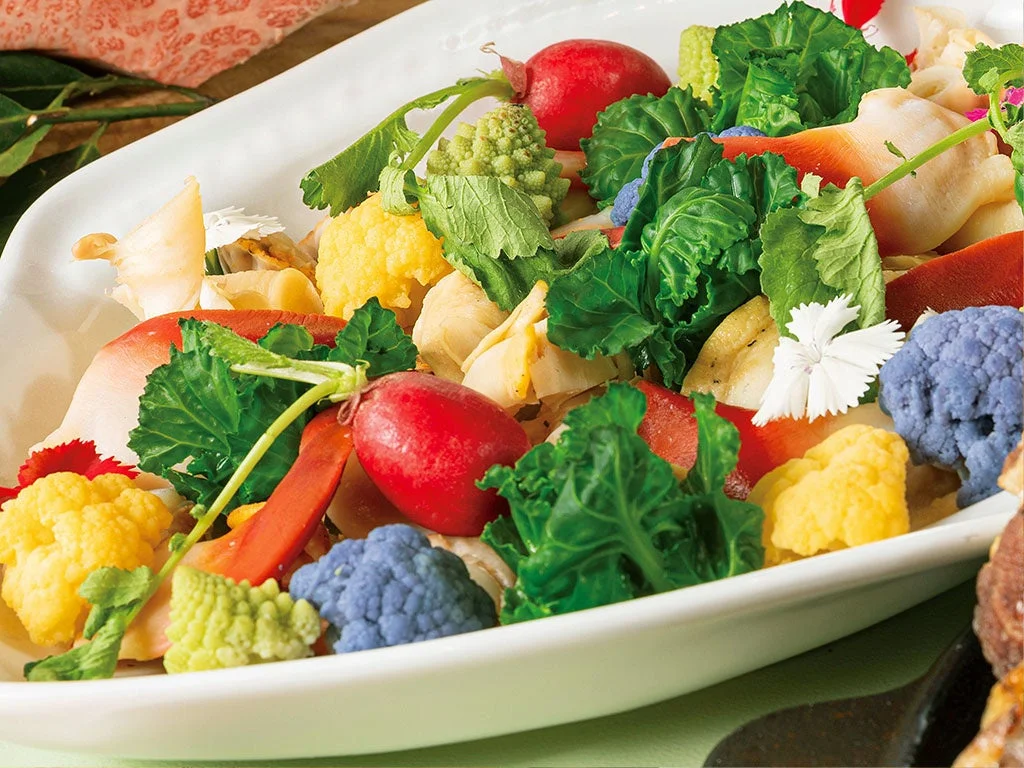 彩り豊かな野菜の盛り合わせ