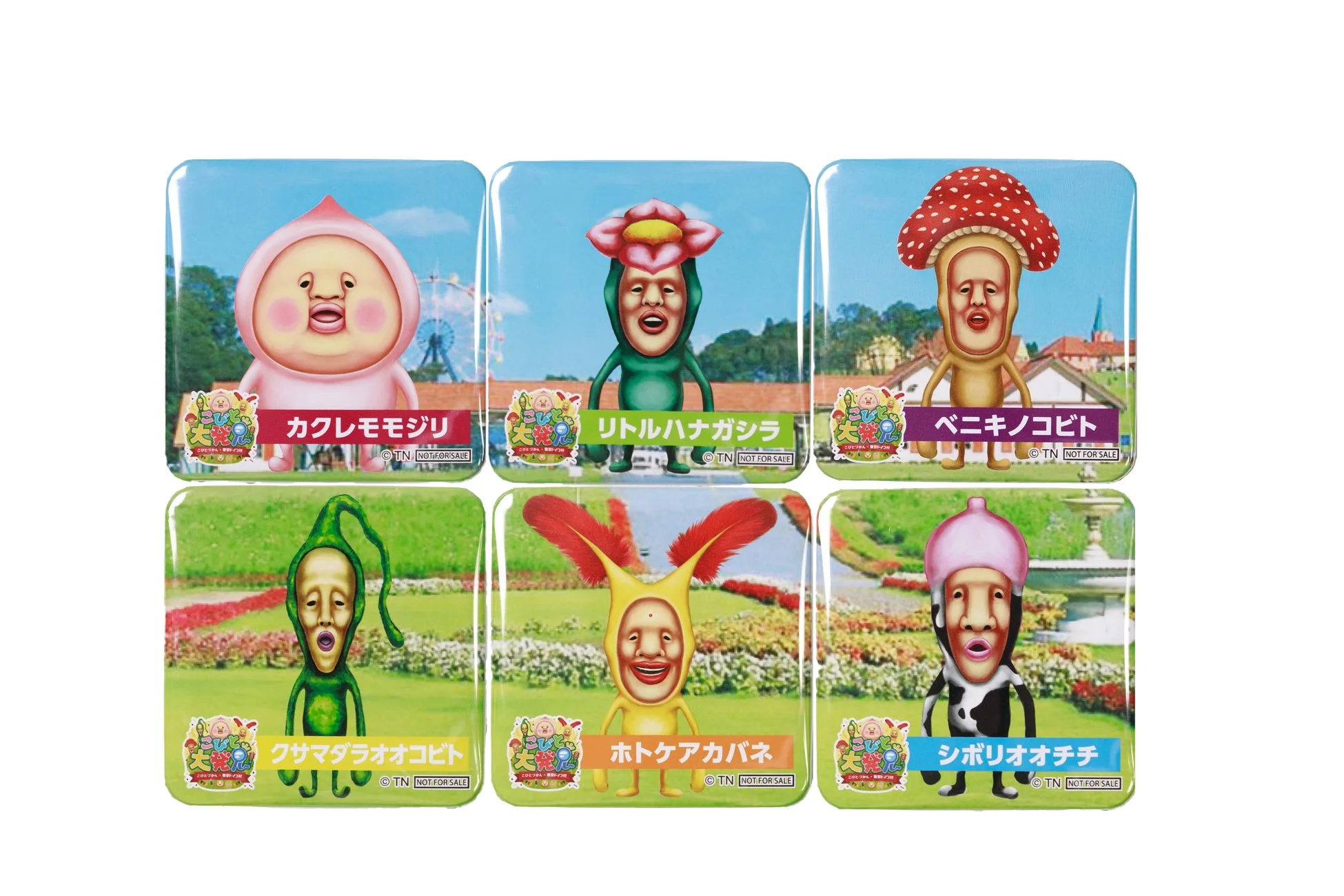 ビンゴ特典の缶バッジ