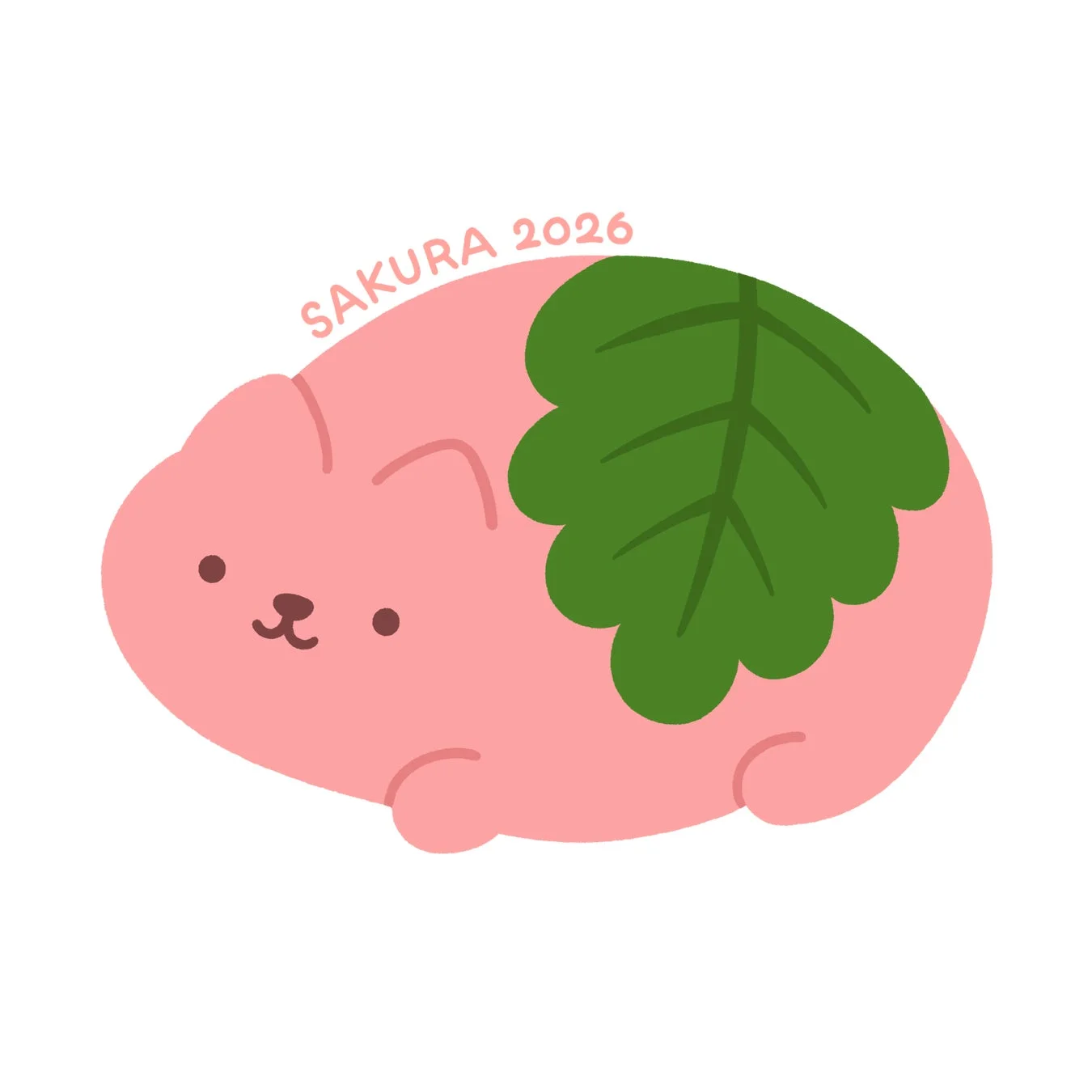 shimizu氏の桜餅キャラクターイラスト