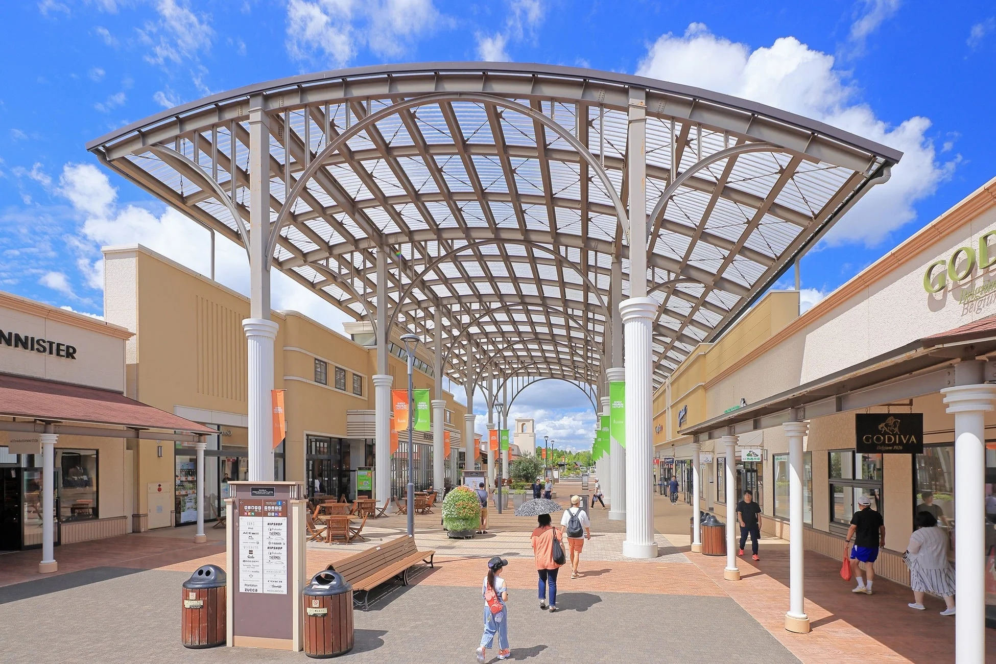 酒々井プレミアム・アウトレットの風景