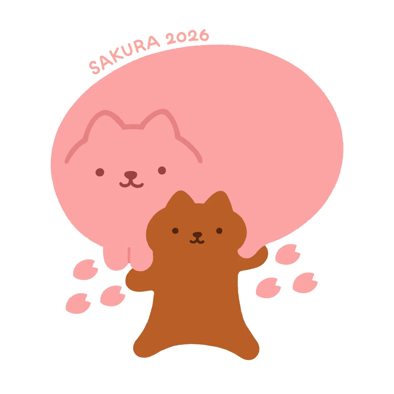 shimizu氏の猫キャラクターイラスト